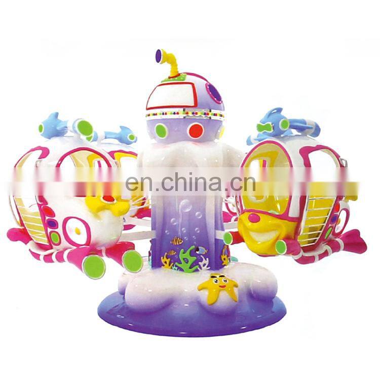 Fairground merry go round amusement park carousel