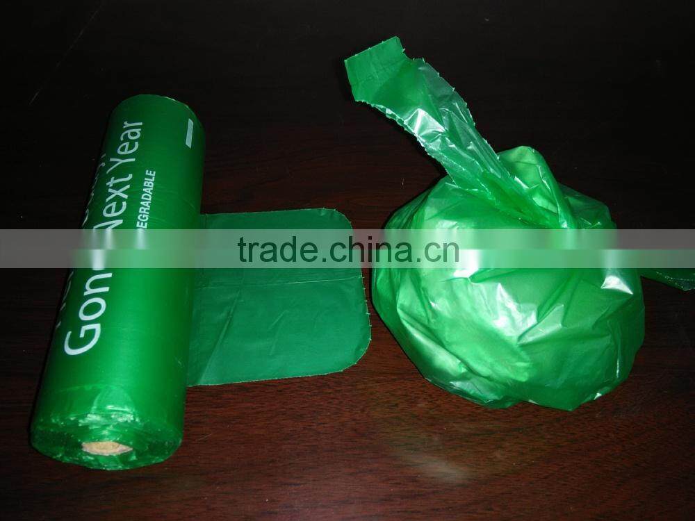 dog garbage bag in dispenser