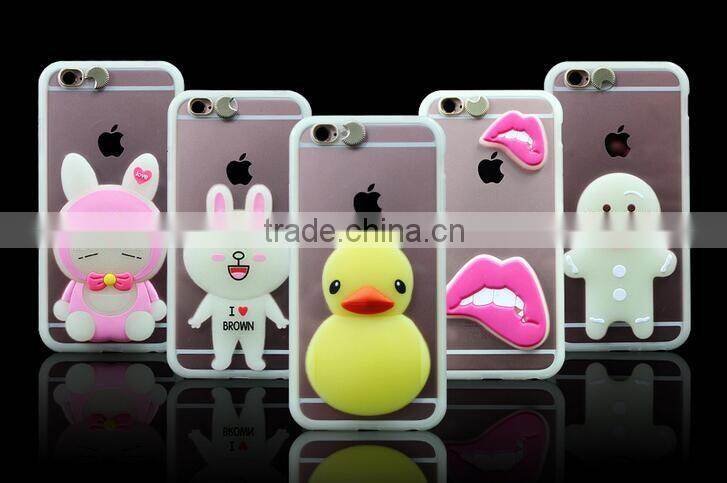 Cartoon pattern flash mobile phone cover, gleam mobile phone shell