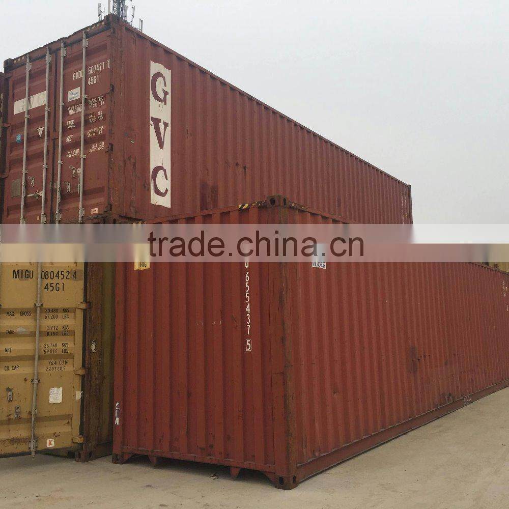 ISO Standard used 40GP shipping container