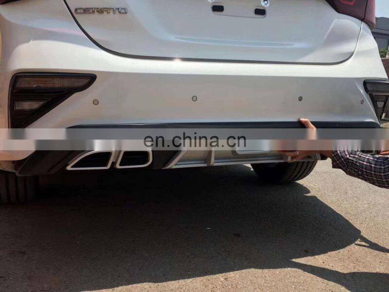 auto parts rear bumper lip diffuser for KIA K3 cerato