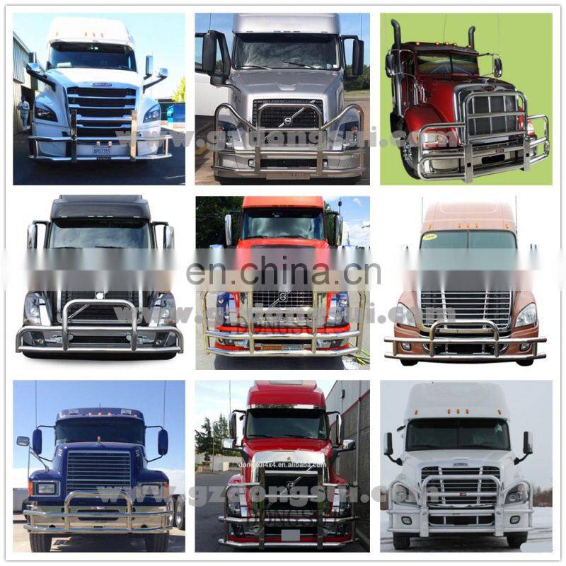 American Heavy Duty Semi Truck Parts Cascadia Freightliner Kenworth Peterbilt Front Bumper Grille Deer Guard
