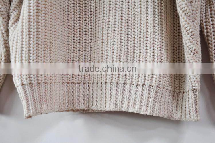 New Design Long Sweaters Crochet Vintage Pullover Loose Jumper Lady Sweater