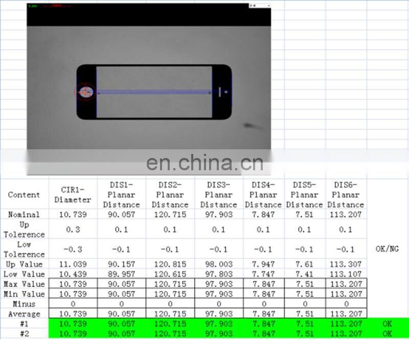 High Precision One Button Rapid Vision Image Measuring Instrument With Powerful Software