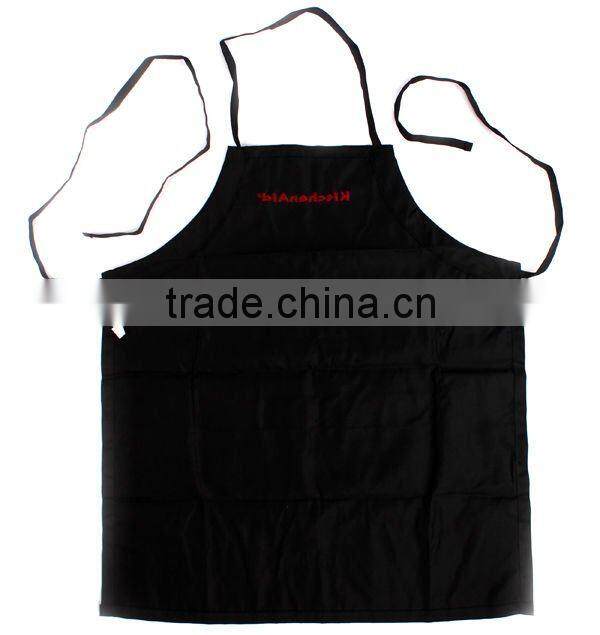 Two pockets 260gsm polyester cotton aprons kitchen