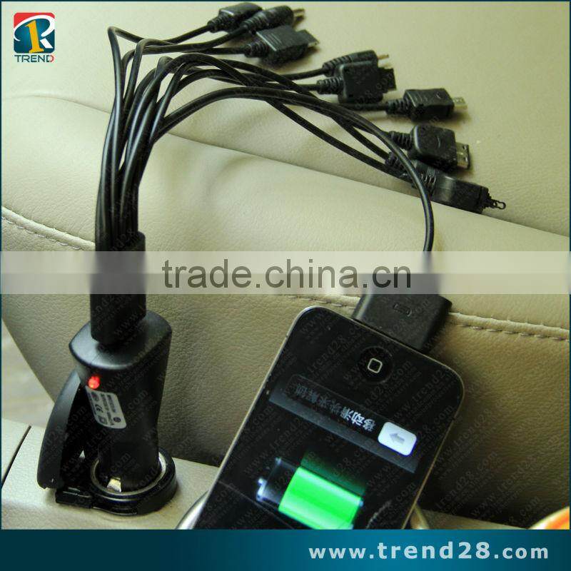 10in1 universal USB data charger cable for mobile phone multifunction 10 connector