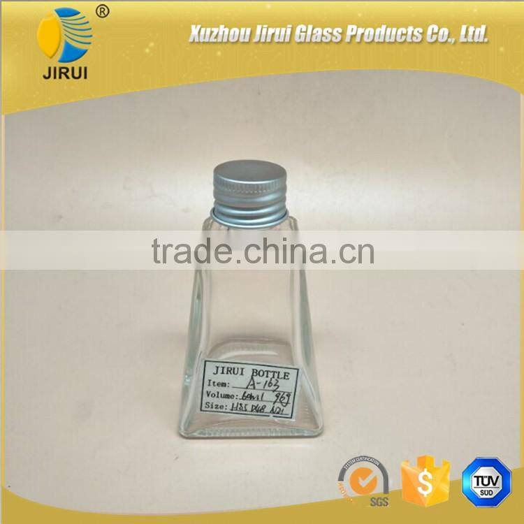 2oz clear empty glass diffuser bottles