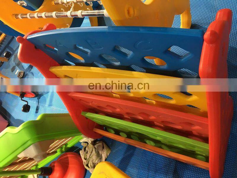 4 Layer Book Rack Movable Bookcases Kids Plastic Bookcase