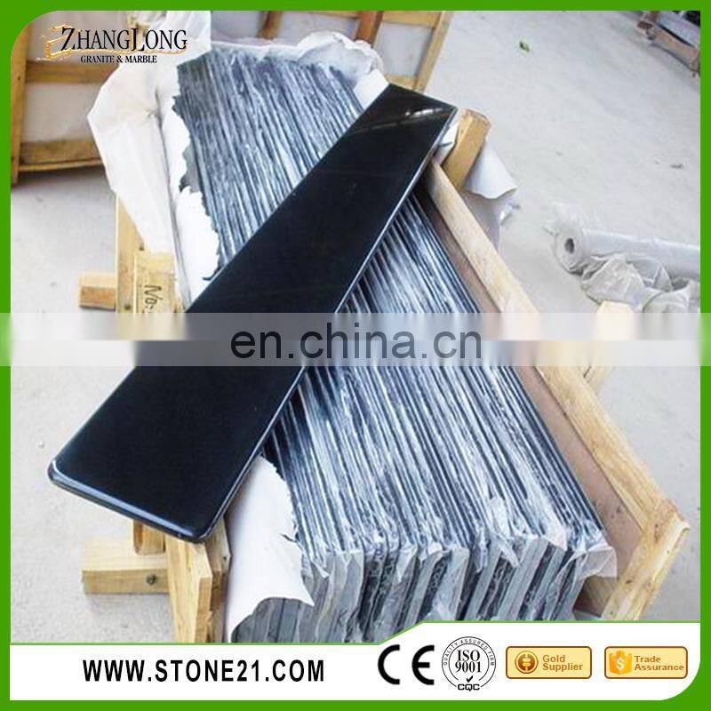 Hebei black granite commercial bathroom countertop