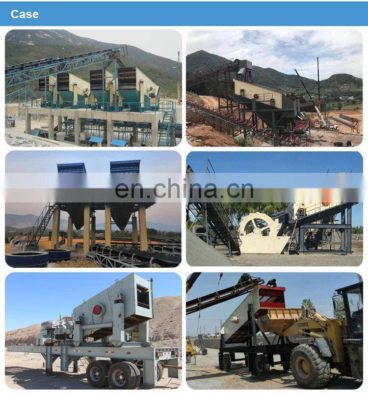 Sand stone soild gravel aggregate rotary sand gravel screening plant vibrating screen separator price
