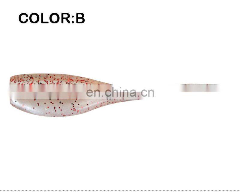 JOHNCOO Swimming Straight Tail Soft Baits Swim baits Soft Fishing Lures for Carp Bass Pike