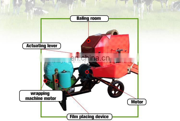 Automatic grass silage baler machine/forage baling machine/fodder