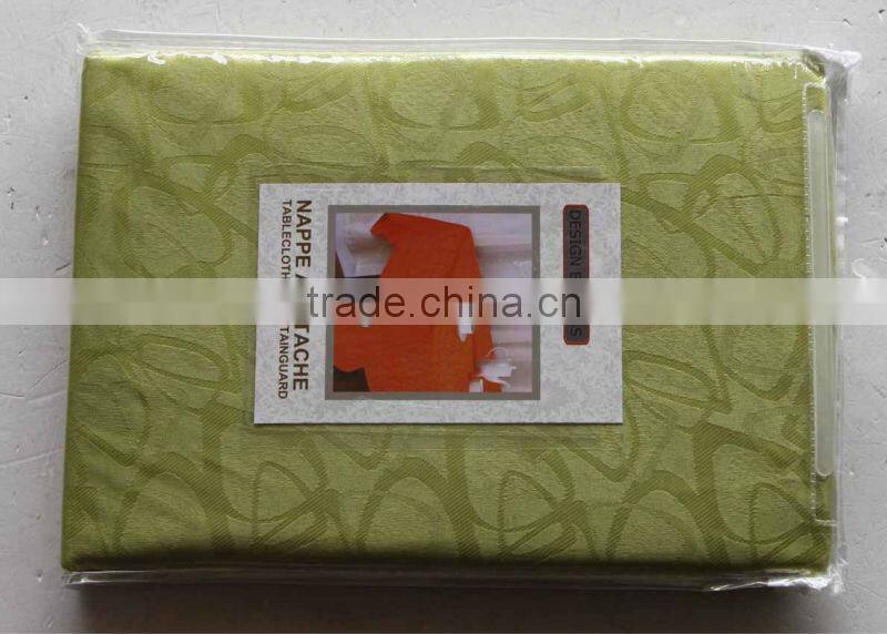 1PC Solid Jacquard Table Cloth