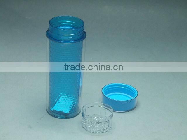 handle water bottle with screw top lid plastic
