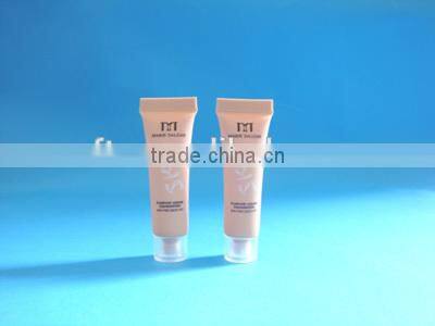 White one time use plastic soft PE tube with cotton swab,personal care cotton swab white plastic tube