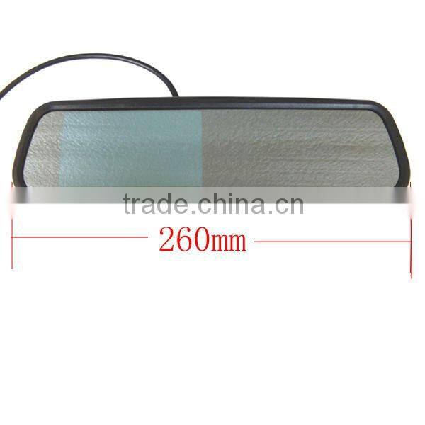 4.3inch original rear view mirror monitor,AV signal auto detect power on/off