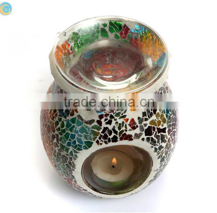 unique waste oil burner Type mosaic glass