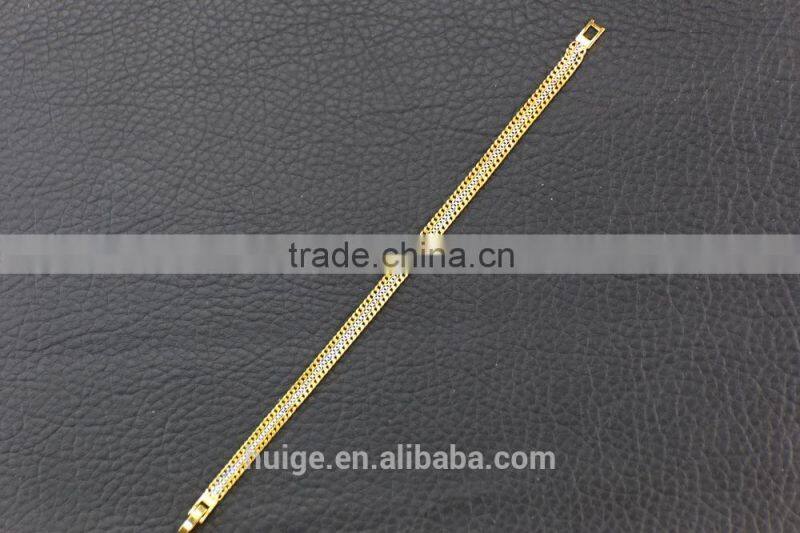 2015 popular wholesale fashion gold bracelet for women