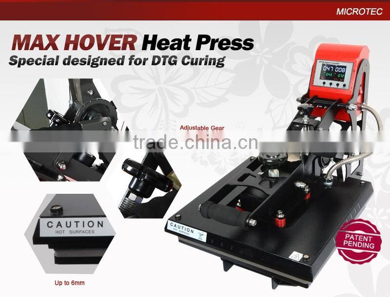 Newest MAX HOVER 6 Pressure Block T-shirt Heat Press For DTG Printer