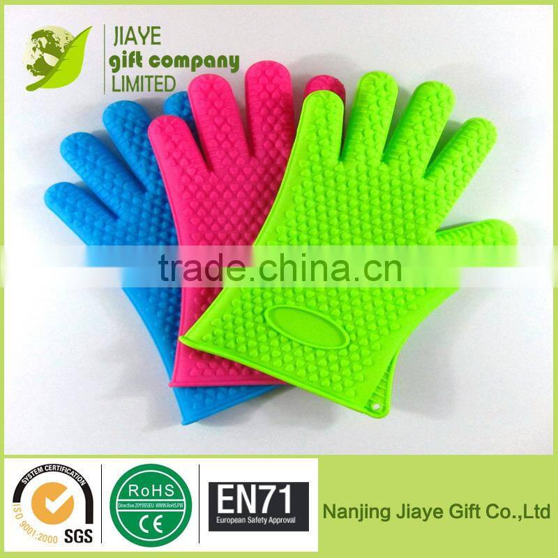 Silicone BBQ Kitchen Heat Resistant Gloves