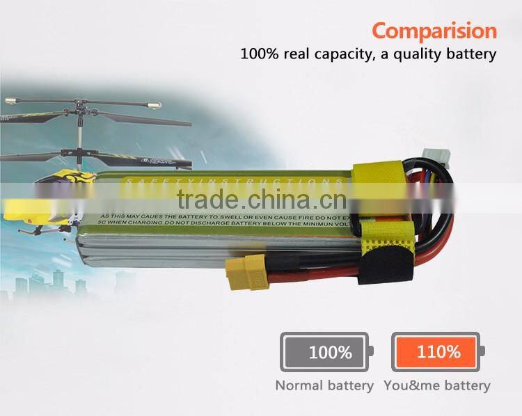 High performance 3000mah 11.1V 35C lithium rechargeable battery for UAV/drone