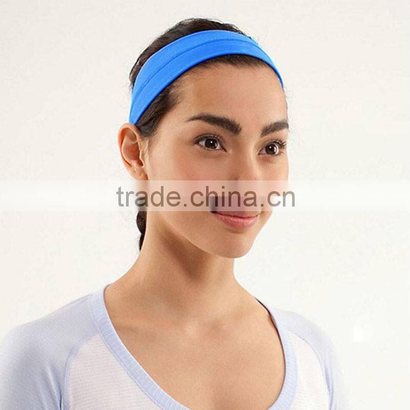 (Factory/low MOQ) custom sports compression headband