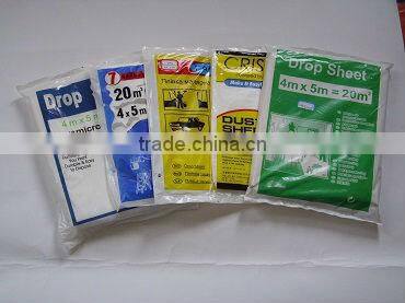 top quality drop sheet dust sheet drop cloth painting protection film