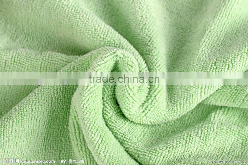 plain microfiber cleaning towel fabric polyester
