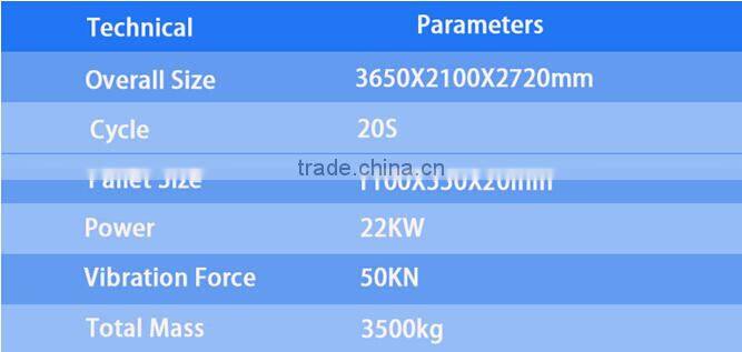 QT5-20 Color paver forming machine block bloqueras machine fly ash brick making machinery