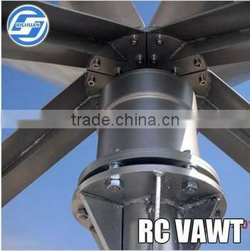 Vertical axis 5kW wind generator for home use