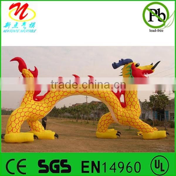 Inflatable dragon toy for events