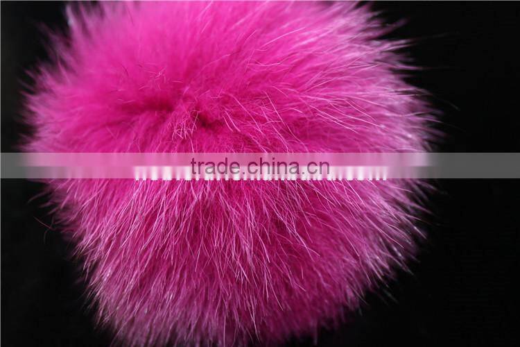 Fashion Fox Fur Ball Real Fox Fur Pom Poms Bag Fur Accessories