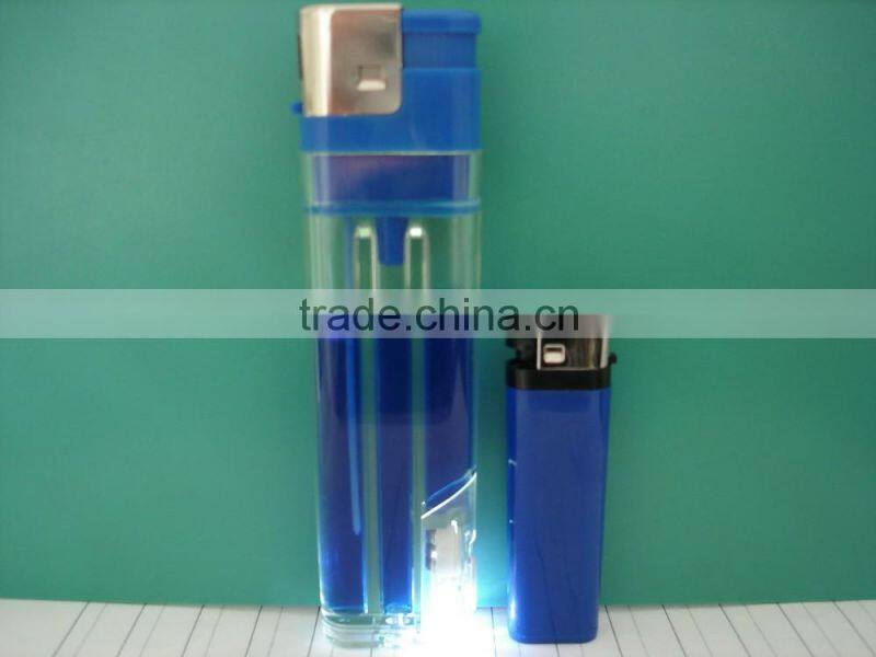 Jumbo big lighter FH-828LED with color gas