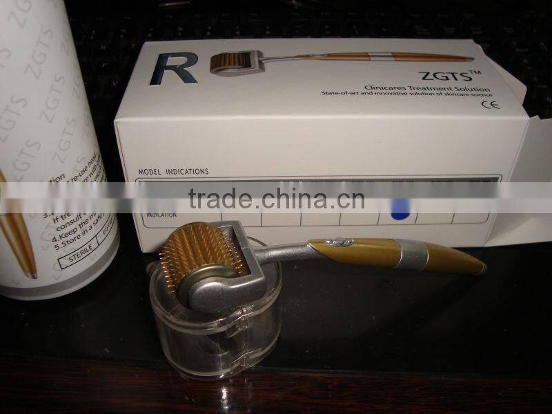 DR002 golden git derma skin roller 192 needles