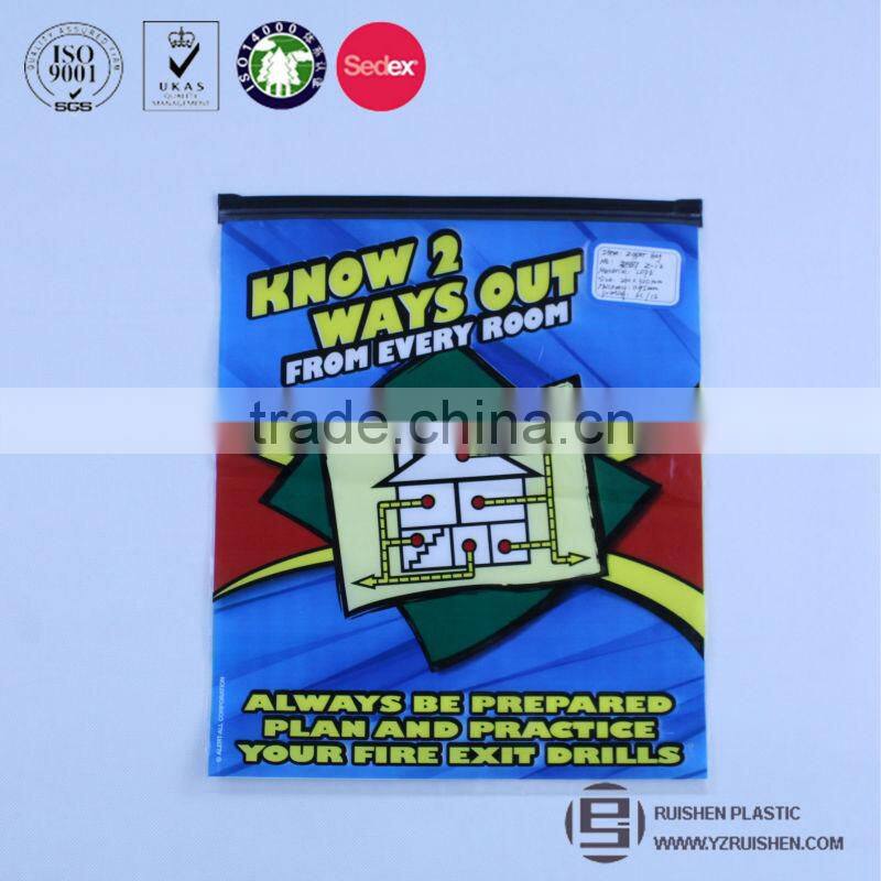 Hospital Use Medicine Packing Bag WIth Zipper Header