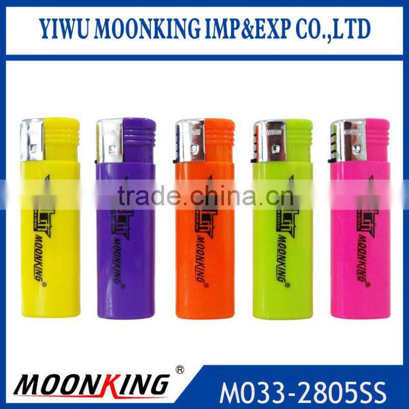 China yiwu wholesale cheap price plastic electric ignition butane gas cigarette lighter