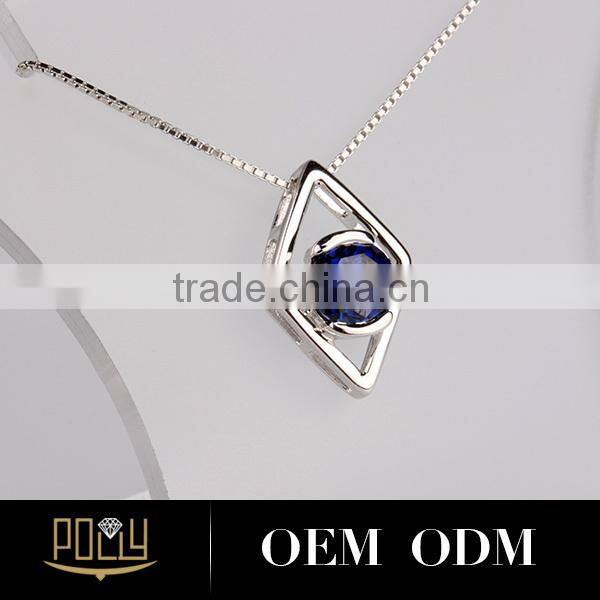 hot sale fashion 925 silver jewerly american diamond necklace sets