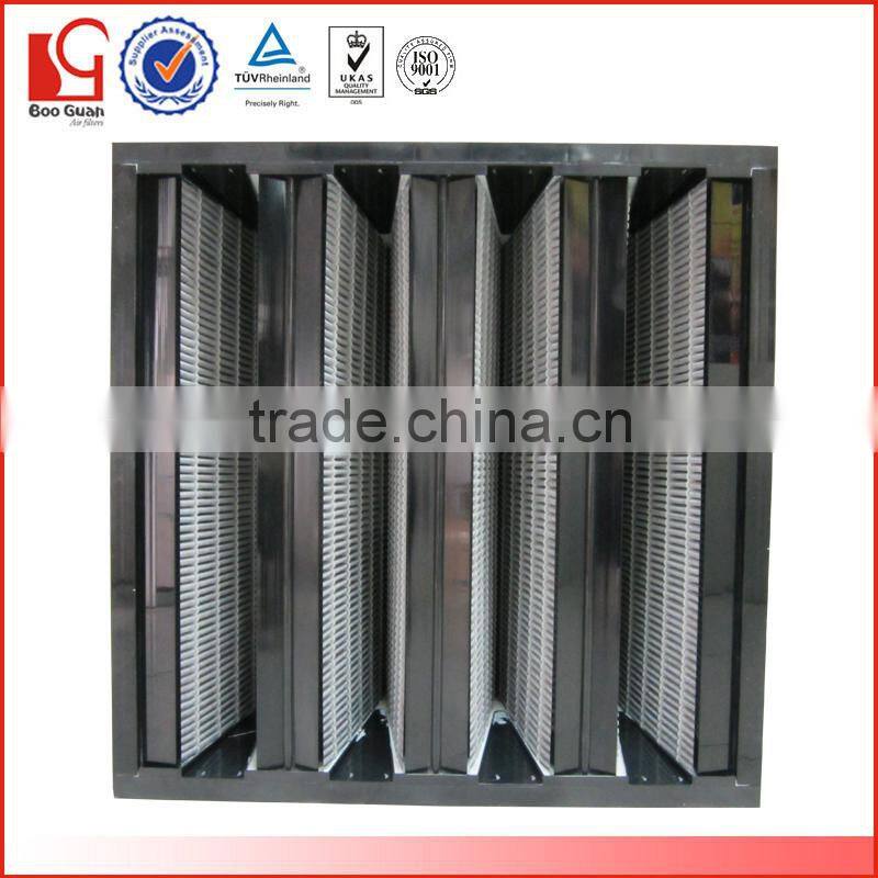 Supply activated carbon air filter
