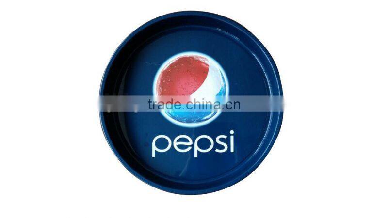 Printing beer waiter serving promotion metal tray