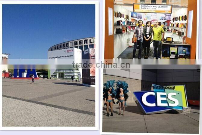 Color blocking flip leather case cover for htc sensation