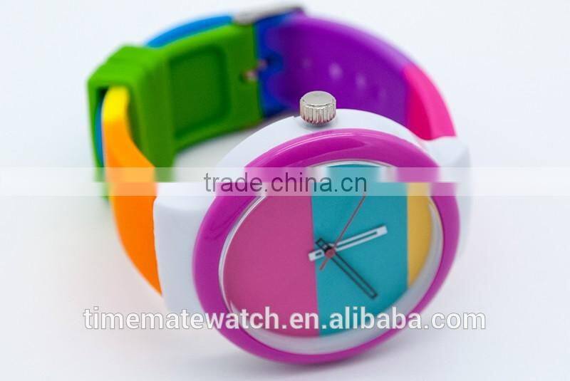girl latest hand watch witn silicone band vivi quartz watch
