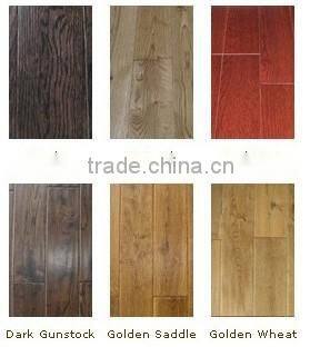 engineered color element lacquered oak flooring