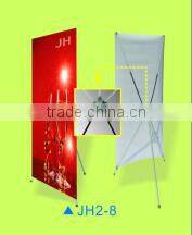 smart adjustable aluminum fiberglass pole x banner stand