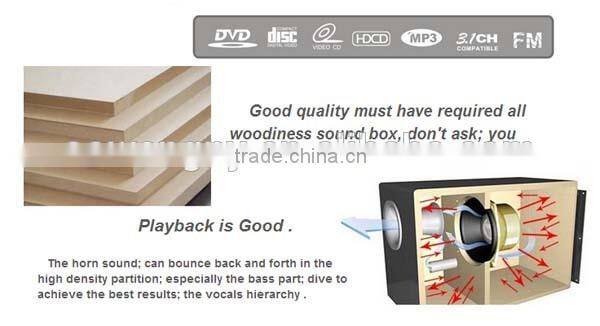 Professional active Multimedia 3.1 surround home theatre audio system bluetooth portable speaker with usb port