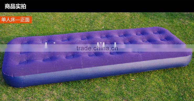 single and double sizes high quality outdoor and indoor inflatable air bed