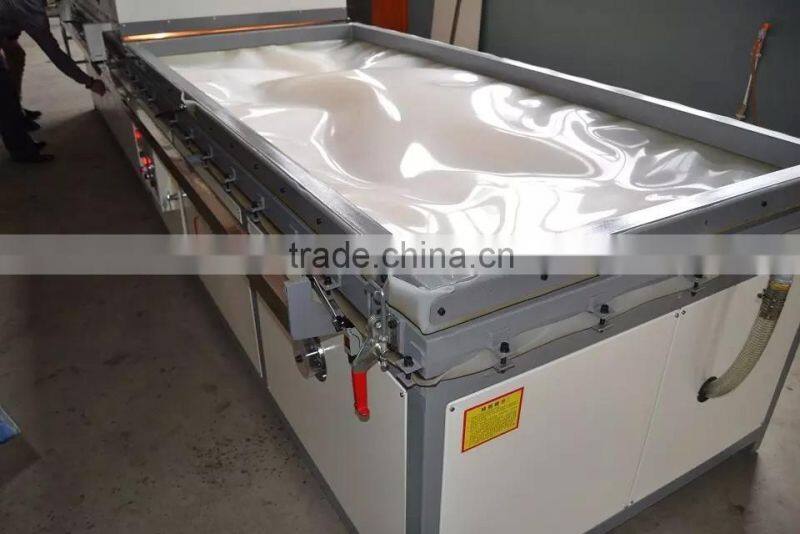 KC2500-DS PVC film vacuum membrane press heating machine for cabinet coating
