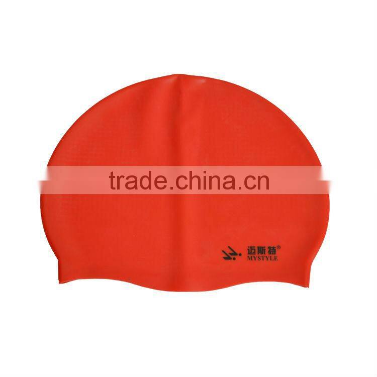 Unique silicone cap for swimming/silicone swim cap