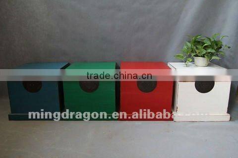 Chinese antique furniture pine wood Shanxi red/blue/white/green trunk chest box