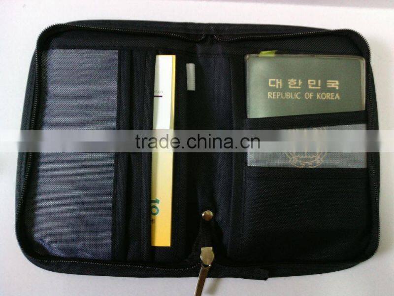wholesale Waterproof durable carbon fiber leather passport holder