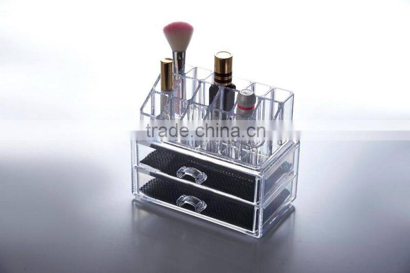 PS wholesale makeup storage transparent makeup kit box